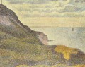 Port en Bessin les sémaphores et les falaises 1888